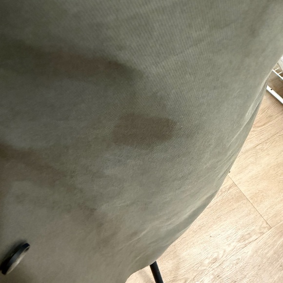 & Other Stories Stockholm Atelier Khaki Olive Green Trench Coat Womens Medium - Picture 15 of 16